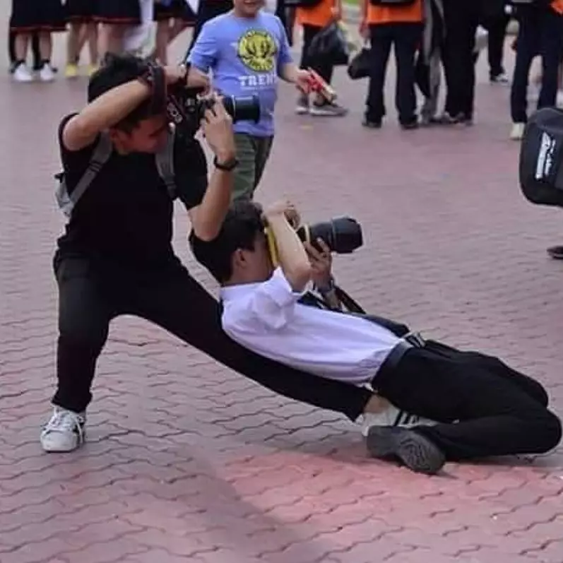 potret lucu totalitas fotografer © 2019 1cak.com