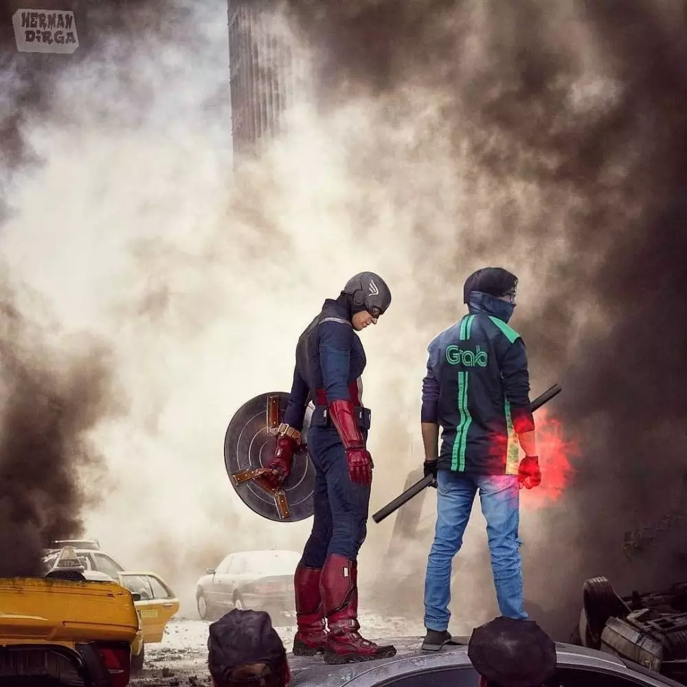 driver berasa super hero © berbagai sumber driver berasa super hero © berbagai sumber