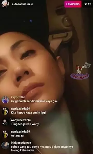 aida saskia ternyata prank  Instagram