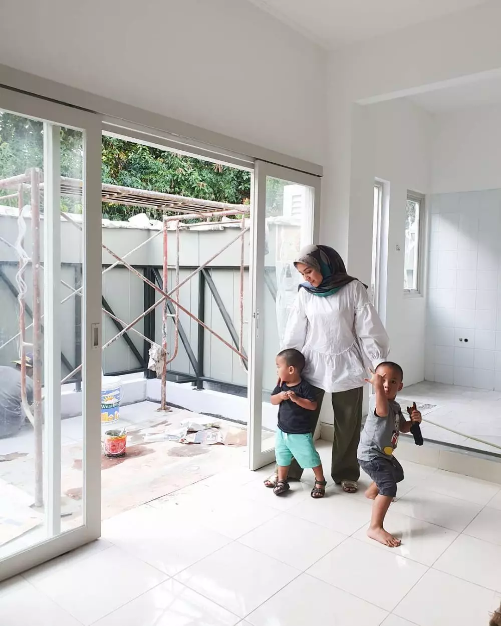 Pernah tinggal di kontrakan petak, ini 7 penampakan rumah Enno Lerian Instagram/@ennolerian_