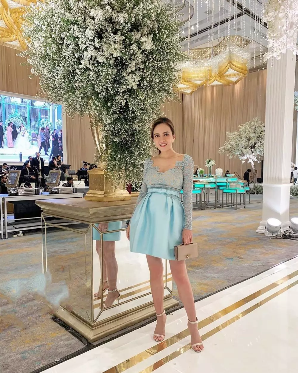 Shandy Aulia baby bump Instagram 