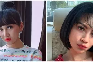 5 Pose Lucinta Luna & Vanessa Angel tiru gaya Charlie's Angel