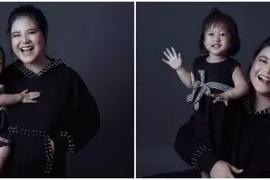 Beda gaya pemotretan 4 cucu presiden, Sedah Mirah curi perhatian