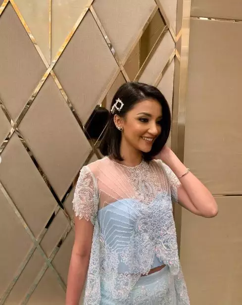 tsania marwa rambut sebahu  Instagram