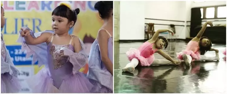 6 Potret anak seleb jadi balerina cilik, aksinya menggemaskan