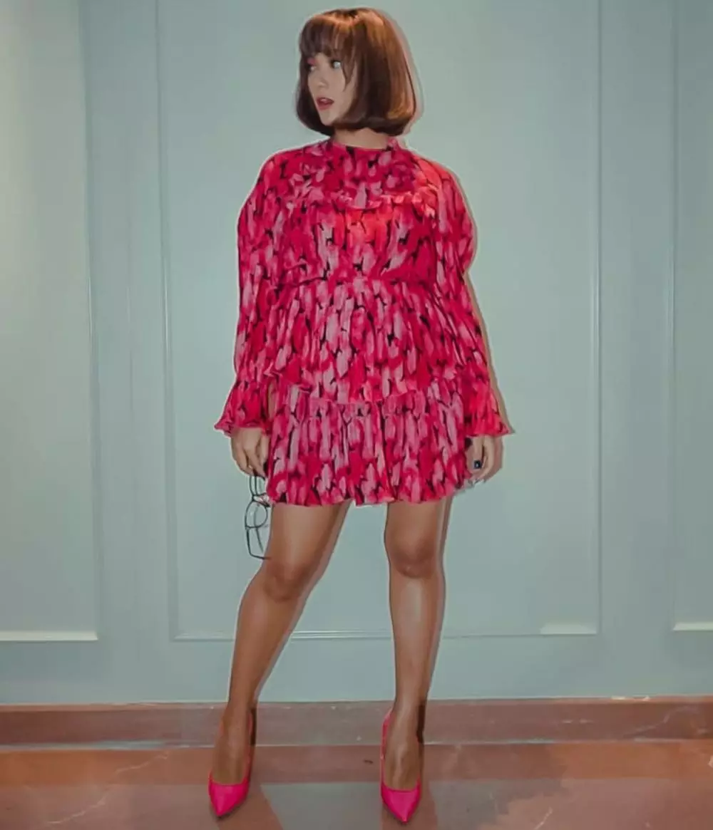 Marion Jola mini dress  Instagram 