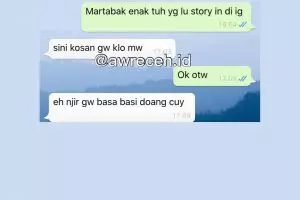 10 Chat WA basa-basi doang ini endingnya bikin ngakak