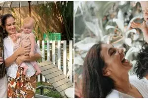 Hamil anak kedua, ini 7 potret keluarga kecil Marissa Nasution