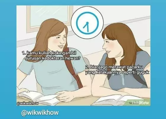 alasan lucu pilih jurusan kuliah © Instagram/@wikwikhow