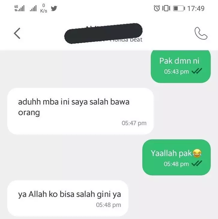 driver salah bawa penumpang © 2019 brilio.net