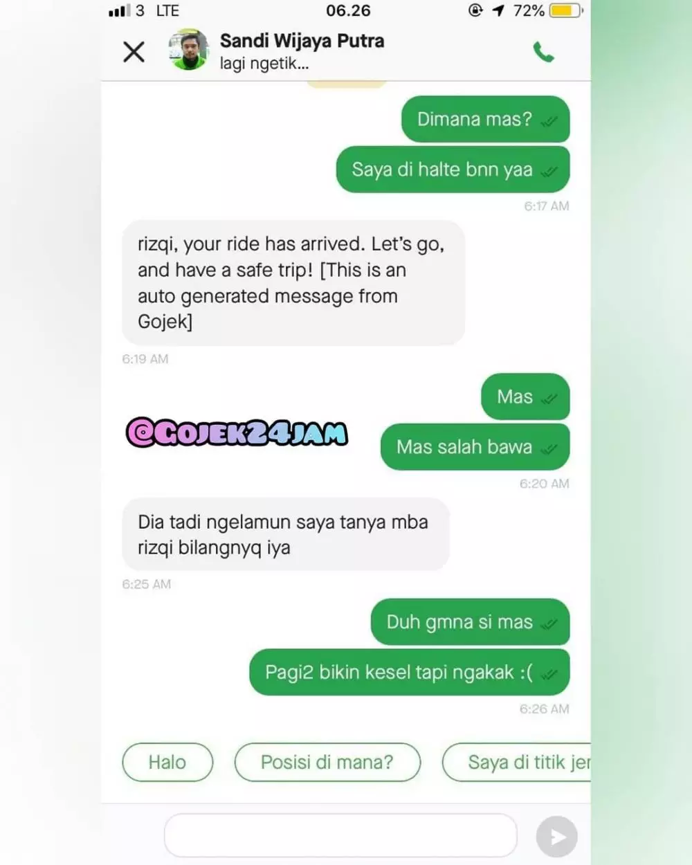 driver salah bawa penumpang © 2019 brilio.net