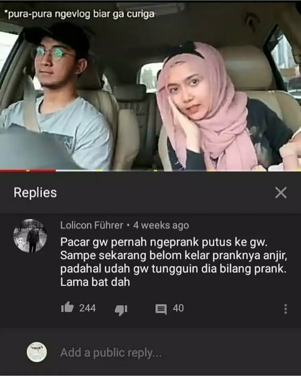 komentar absurd warganet YouTube © 2019 instagram.com