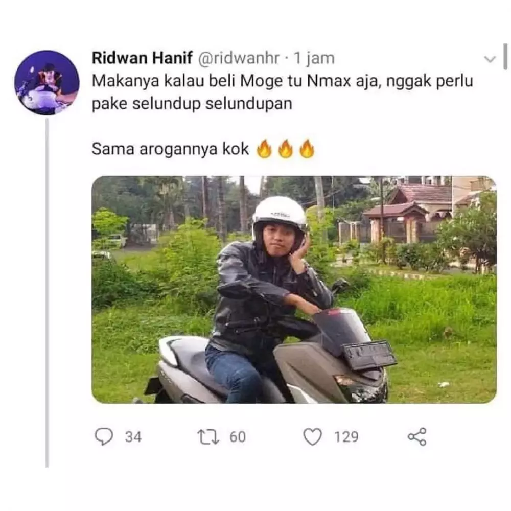 status medsos anak motor mengundang senyum © berbagai sumber status medsos anak motor mengundang senyum © berbagai sumber