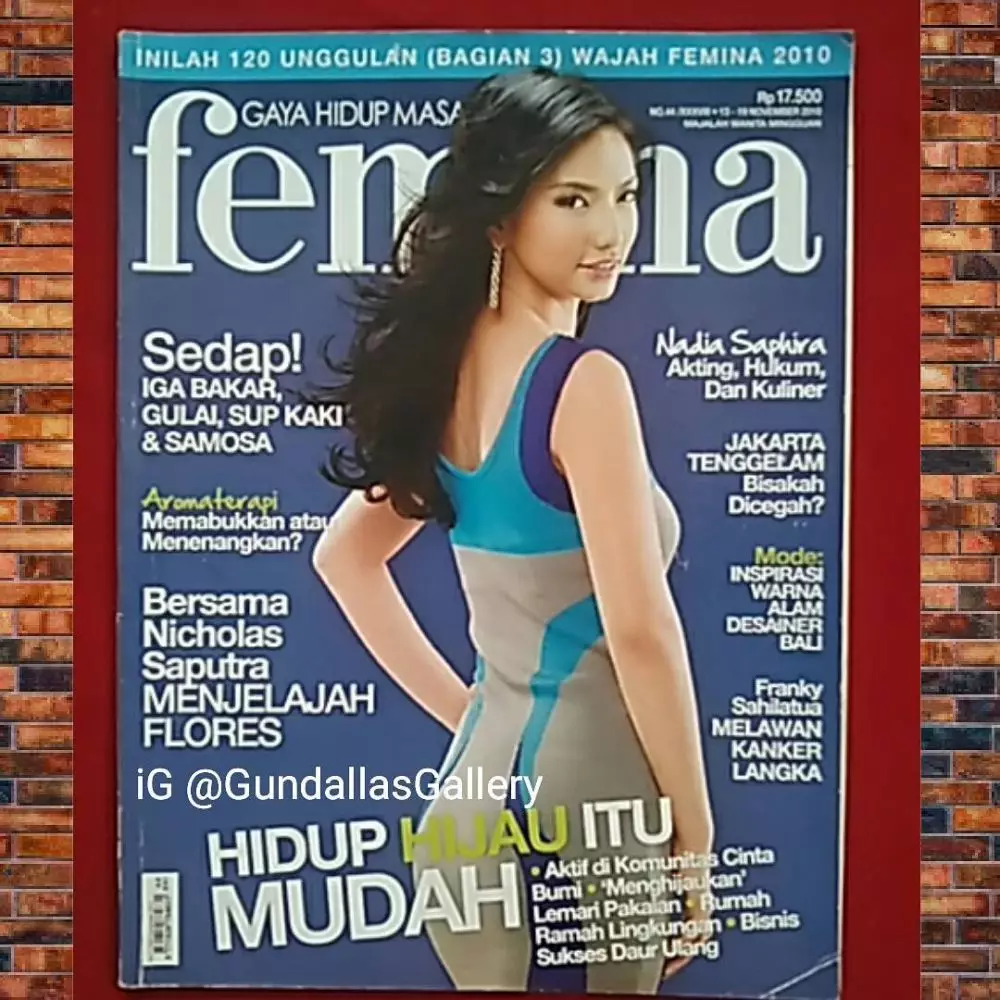 Potret lawas Nadia Saphira Instagram 