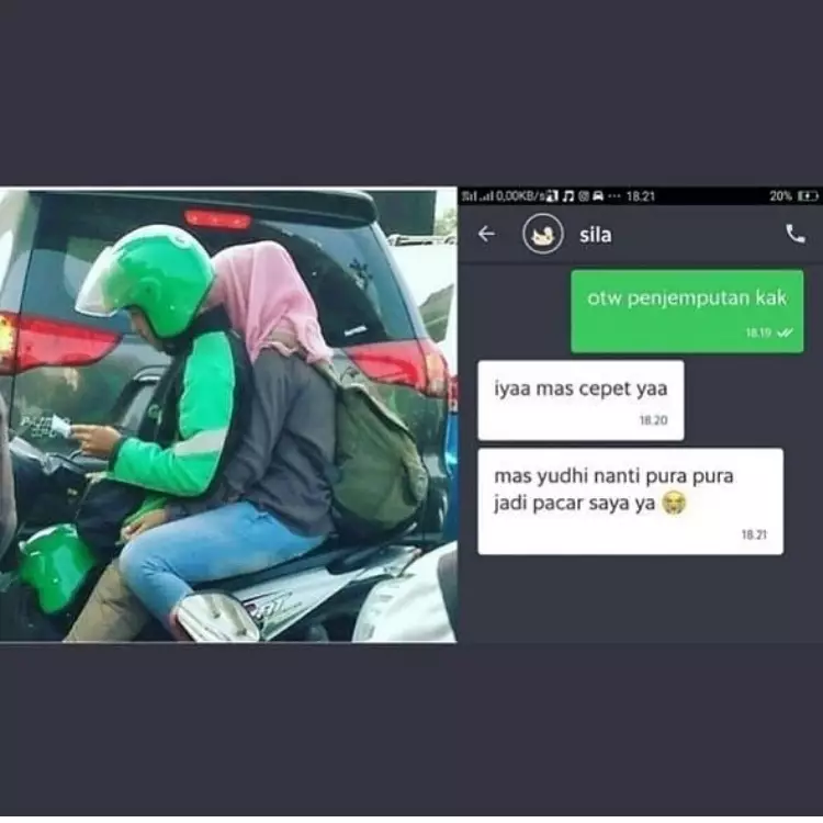 alasan pelanggan ojek online buru-buru © 2019 instagram.com alasan pelanggan ojek online buru-buru © 2019 instagram.com