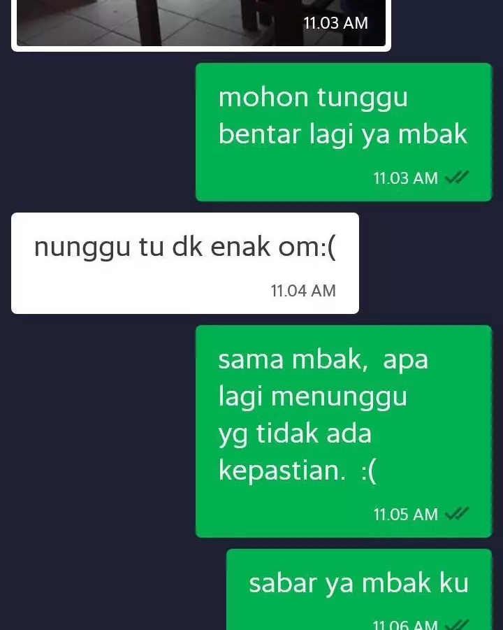 alasan pelanggan ojek online buru-buru © 2019 instagram.com alasan pelanggan ojek online buru-buru © 2019 instagram.com