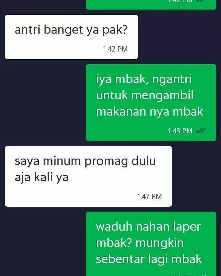alasan pelanggan ojek online buru-buru © 2019 instagram.com alasan pelanggan ojek online buru-buru © 2019 instagram.com