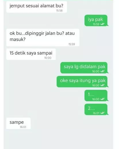 alasan pelanggan ojek online buru-buru © 2019 instagram.com alasan pelanggan ojek online buru-buru © 2019 instagram.com