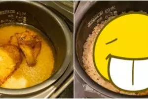 Viral resep nasi dimasak bareng ayam KFC, hasilnya bikin ngiler