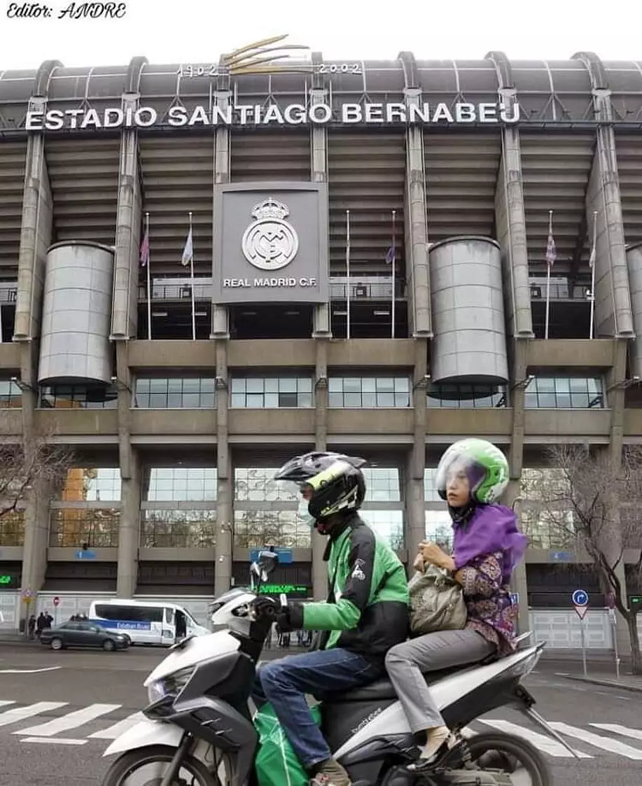 driver ojek cari penumpang kejauhan © berbagai sumber