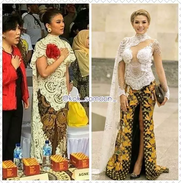 Agnez Mo pakai baju yang sama dengan seleb lain Instagram 