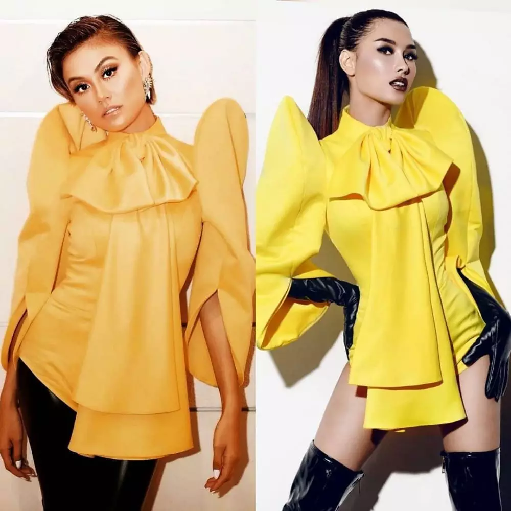 Agnez Mo pakai baju yang sama dengan seleb lain Instagram 