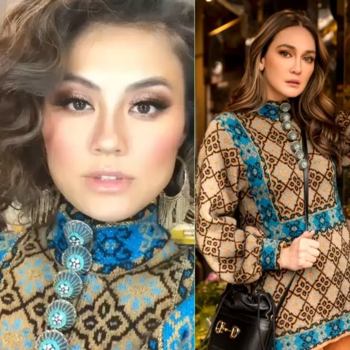 Agnez Mo pakai baju yang sama dengan seleb lain Instagram 