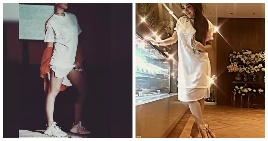 Agnez Mo pakai baju yang sama dengan seleb lain Instagram 