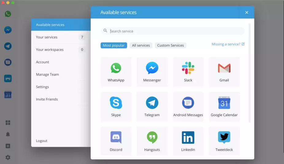 Aplikasi untuk gabungkan semua akun chatting Istimewa