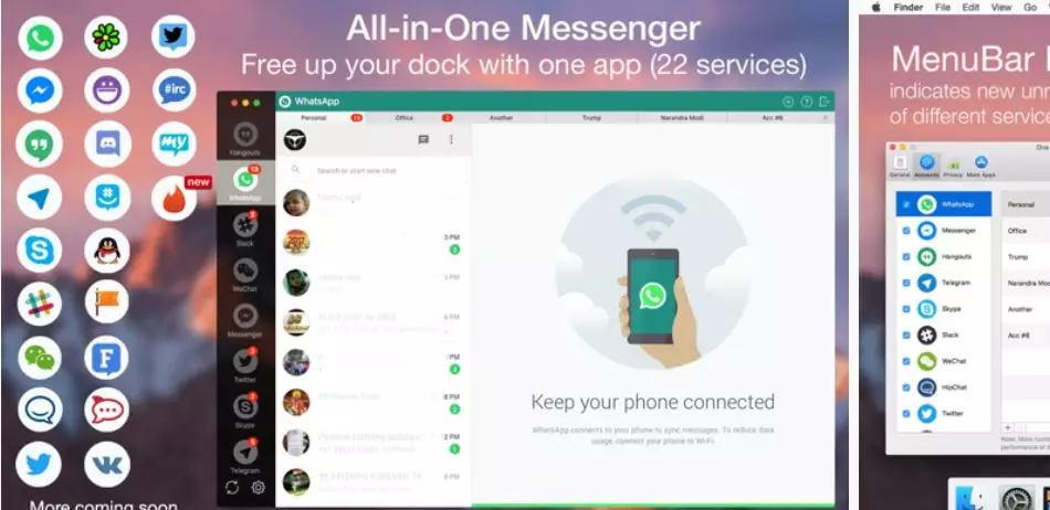 Aplikasi untuk gabungkan semua akun chatting Istimewa