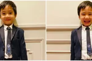 6 Potret balita anak seleb pakai jas, karismanya bak dewasa