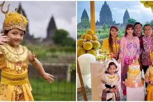 8 Potret pesta ultah ke-5 Arsy Hermansyah, kental nuansa Jawa