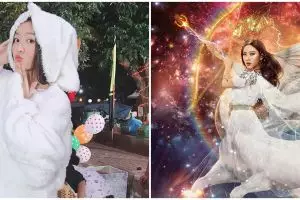 Biasa tampil feminin, ini 7 gaya nyentrik Natasha Wilona