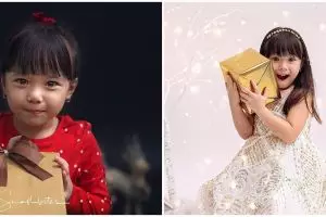6 Foto pemotretan Gempi bertema Natal, bikin gemas maksimal
