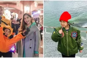 8 Aksi lucu Rafathar di luar negeri, gemesin banget