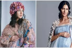 9 Gaya Paula Verhoeven pemotretan maternity, simpel elegan