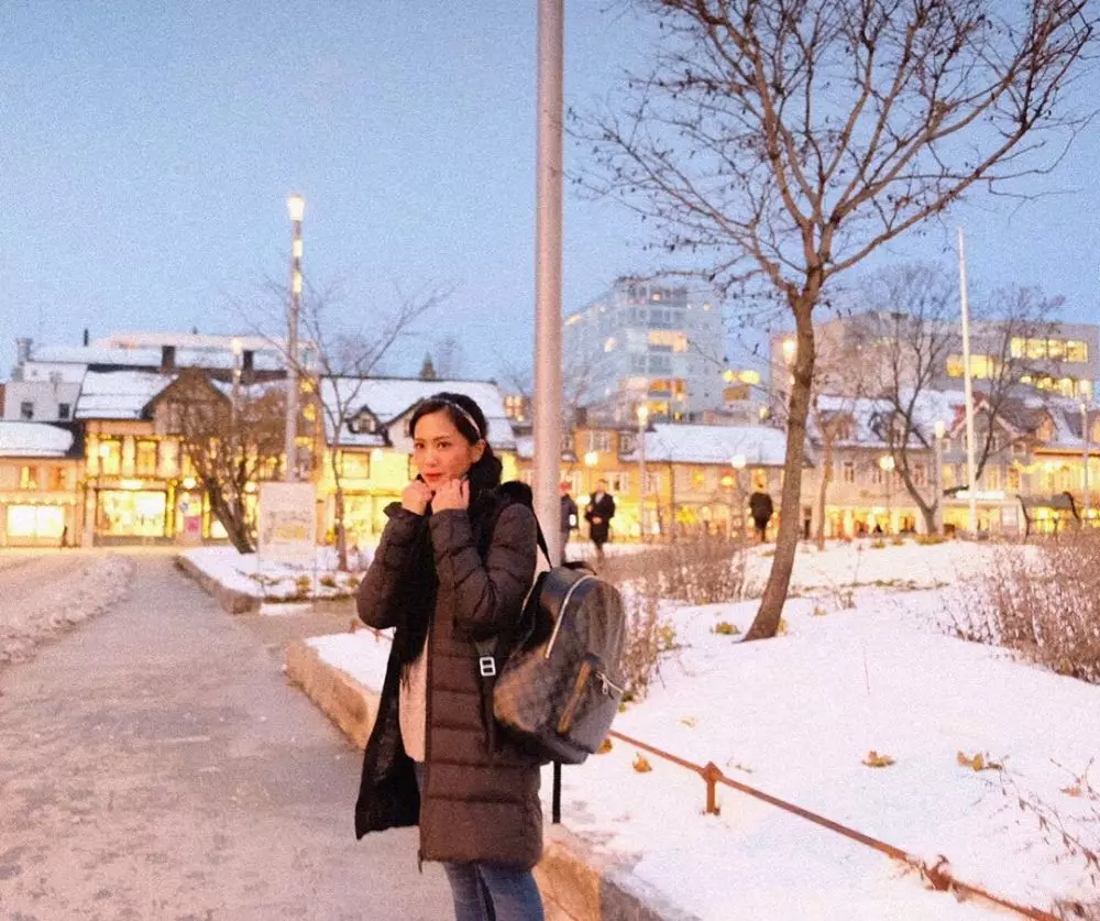 Bunga Zainal di Norwe  Instagram  Bunga Zainal di Norwe  Instagram