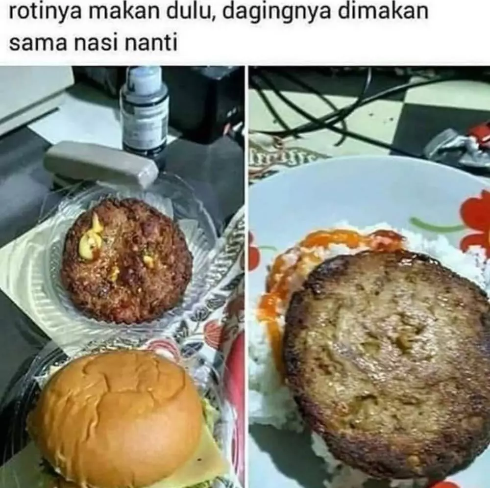 status medsos waktu beli makanan © berbagai sumber