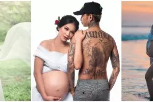 Potret maternity 10 seleb ekspos perut besar, seksi menawan