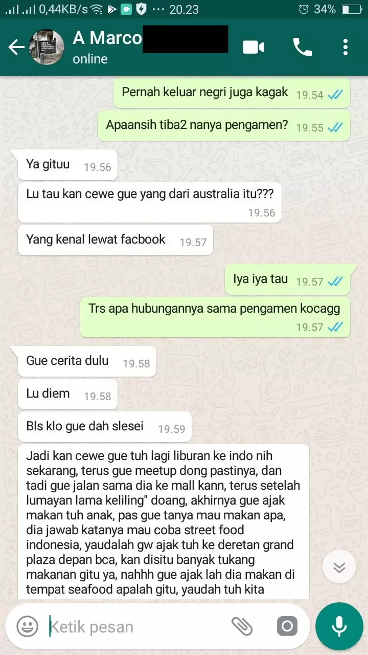 chat wa bule salah paham dilamar © Twitter/@keradankacamata chat wa bule salah paham dilamar © Twitter/@keradankacamata