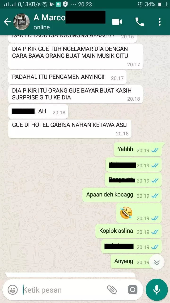 chat wa bule salah paham dilamar © Twitter/@keradankacamata chat wa bule salah paham dilamar © Twitter/@keradankacamata