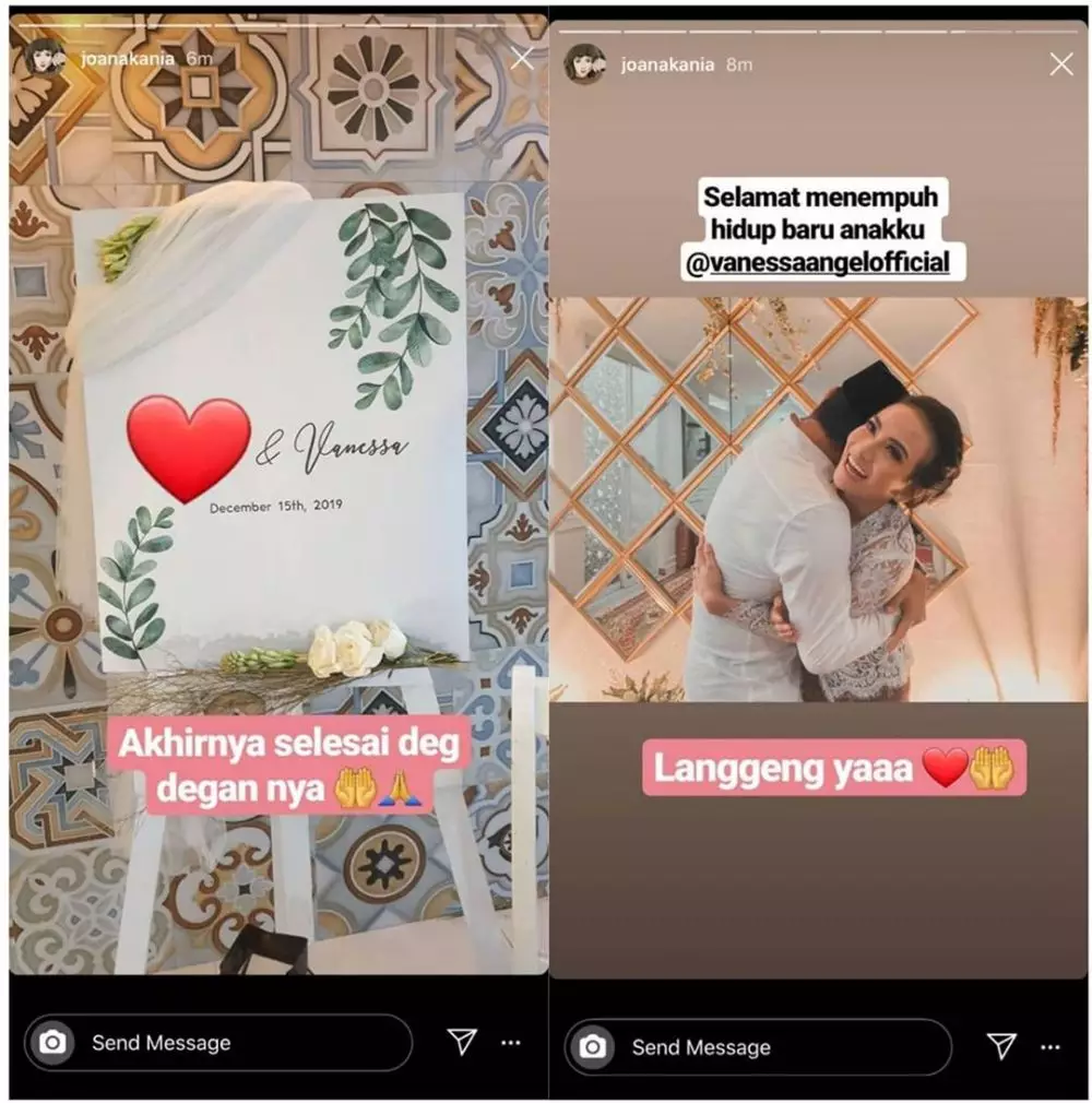 vanessa angel menikah dengan pengusaha Instagram