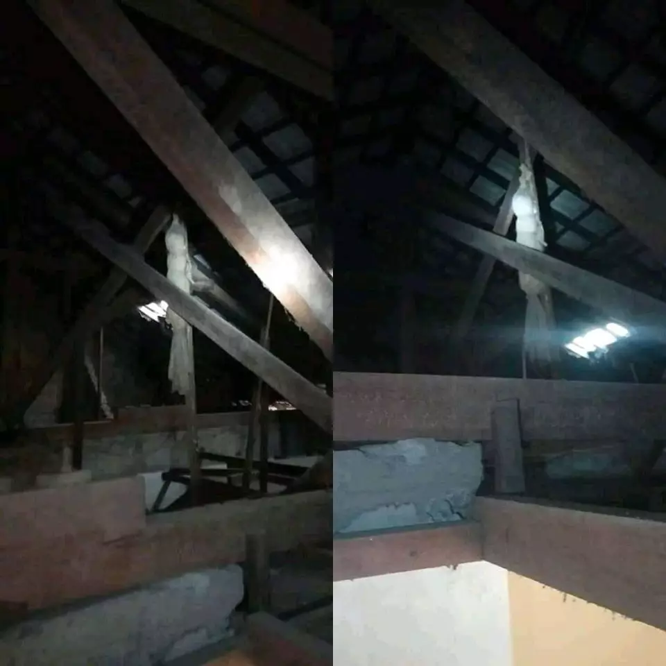 mau pasang ac penampakan serem © Facebook/sumando.ahua