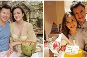 4 Momen ultah pernikahan ke-8 Shandy Aulia & suami, romantis