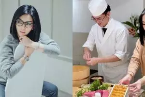 Belajar masak di rumah, Syahrini ungkap sudah bisa bikin sayur sup
