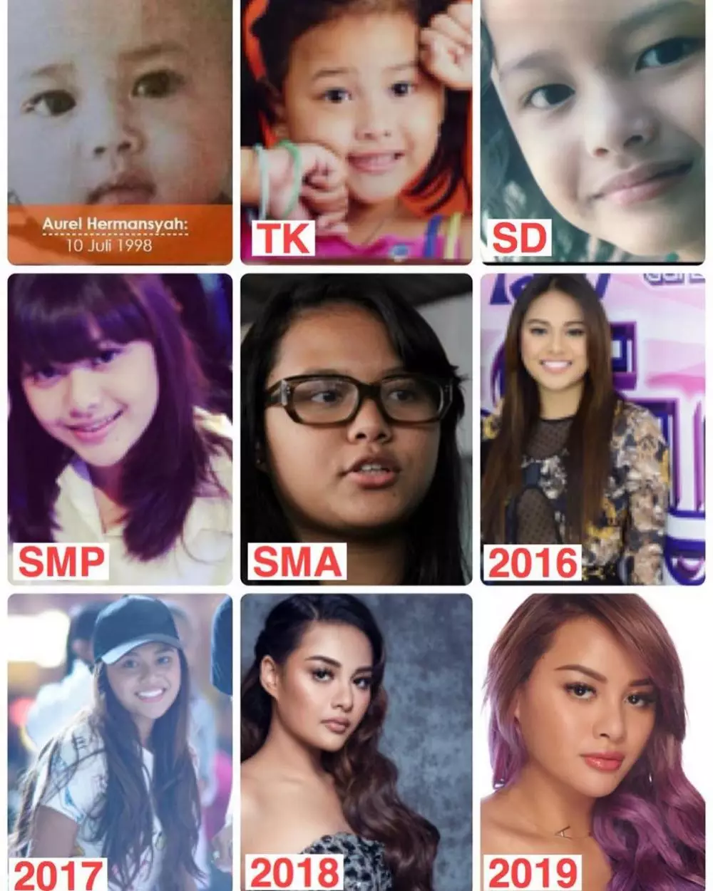 Transformasi Aurel dan Ashanty dari bayi hingga sekarang, manglingi Instagram/@ashanty_ash