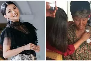 Penampilan 8 seleb berdandan jadi nenek ini manglingi