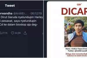 Ngaku bawa makanan ke bioskop, pria ini dapat kejutan tak terduga