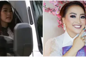 Mpok Alpa mahir mengendarai truk, aksinya bikin melongo