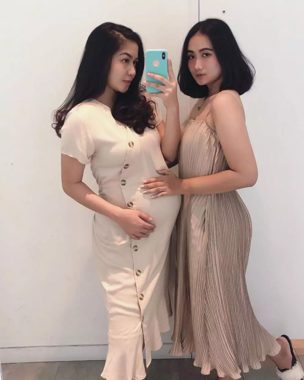 Gaya Eriska baby bump  Instagram 